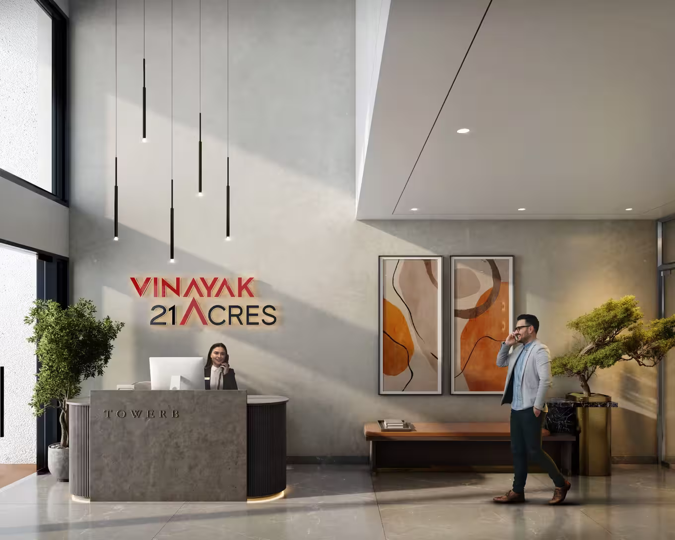 Reception and lobby